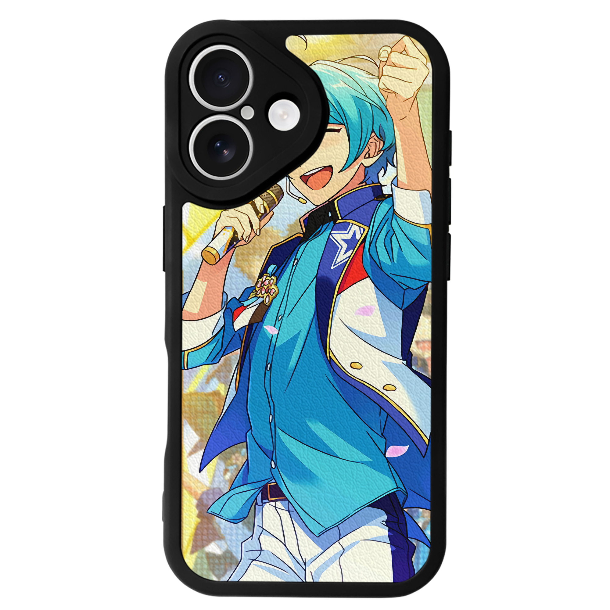 （画像用） あんさんぶるスターズ! Ensemble Stars 【iPhone 16シリーズ対応】シリコンスマホケース（レザー調） 材質：シリコン